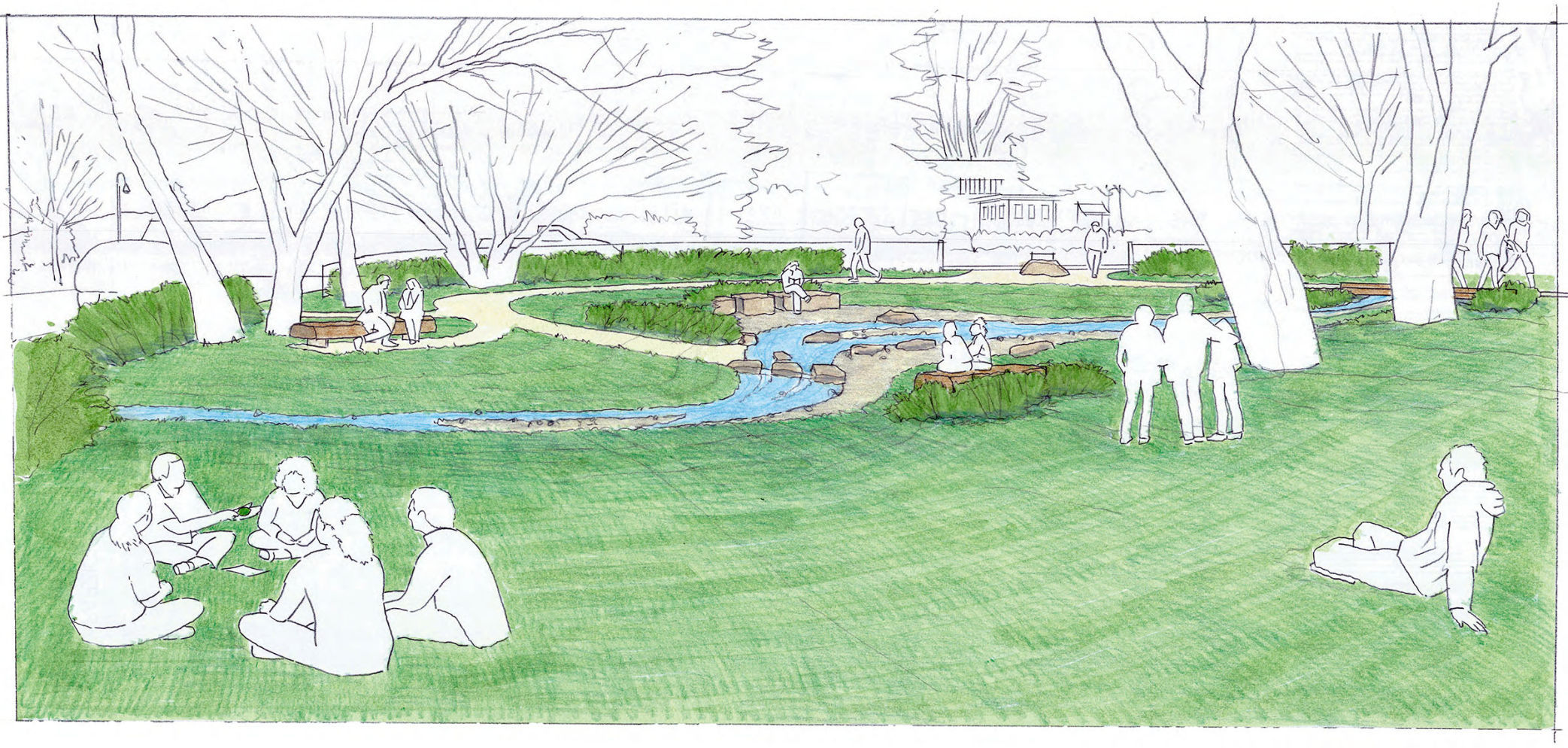 Genevieve green space rendering